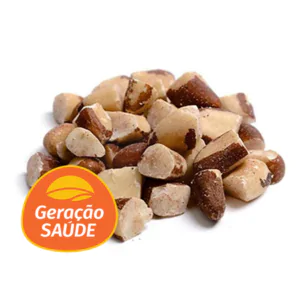 Castanha do Pará Quebrada pacote 1 kg Geração Saúde Integral por natureza