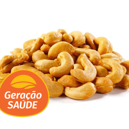 Castanha de CAJU inteira tostada salgada a granel 500 g